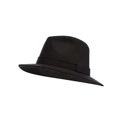 Brown wool blend ambassador hat